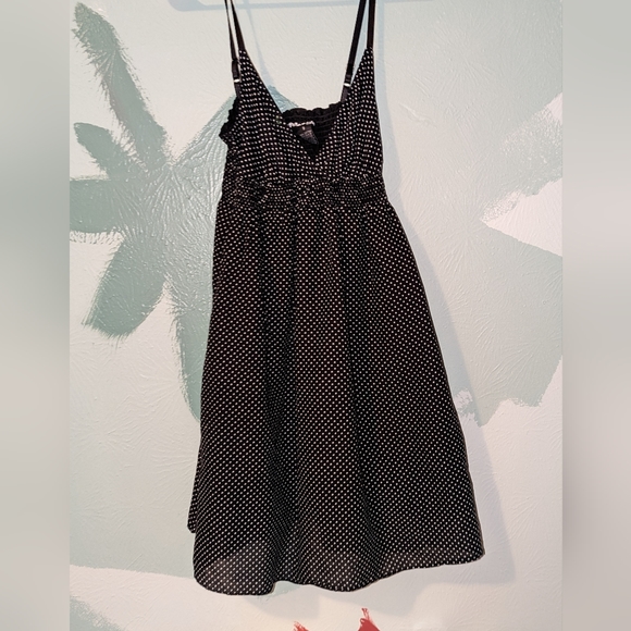 Planet gold Polka Dot Halter Midi Slip Sun Dress small - Picture 1 of 1